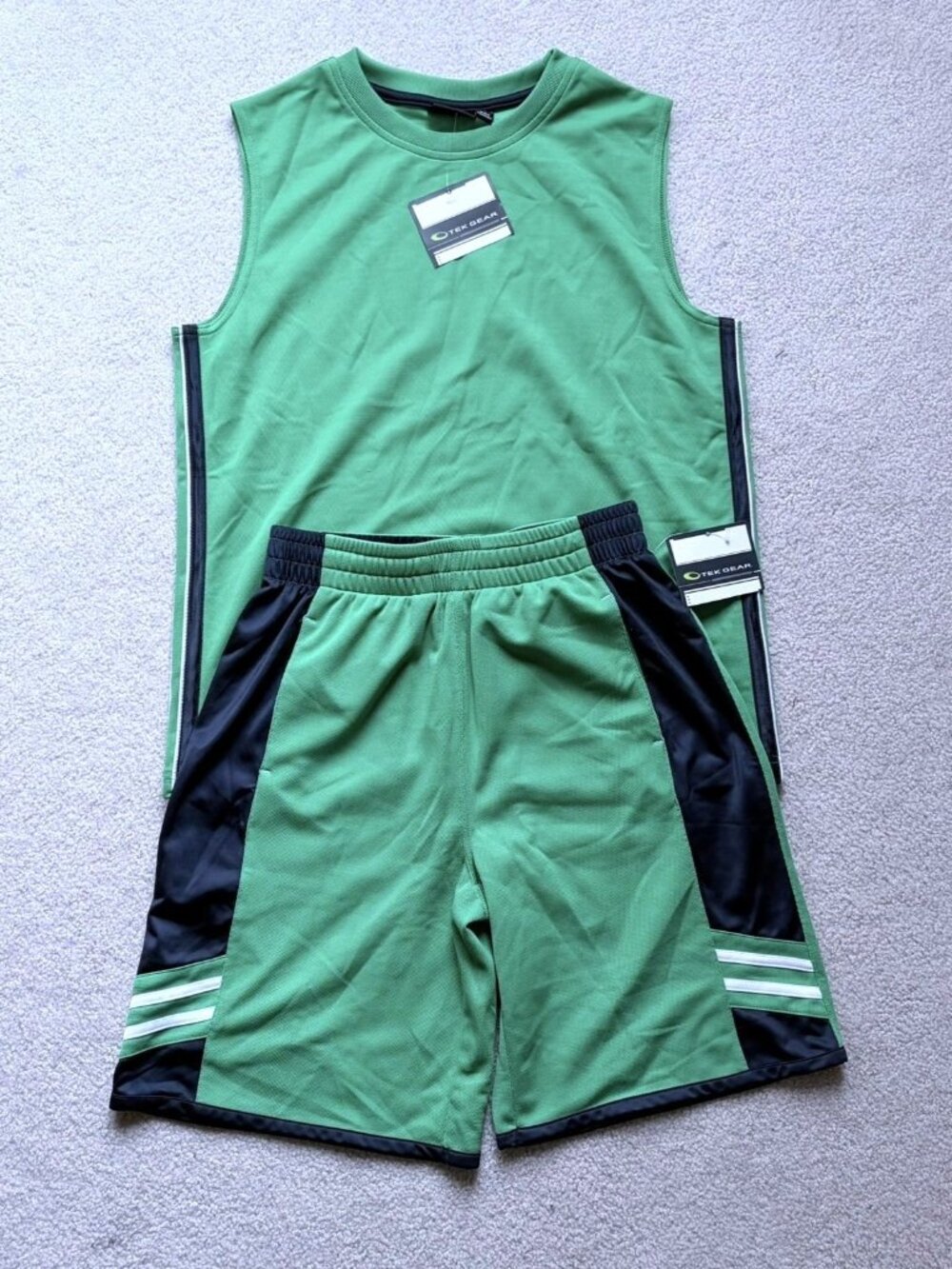Tek Gear Youth Muscle Shirt & Shorts Set NWT